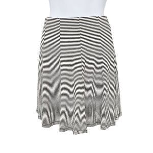 2/$20 Garage Black & White Stripes Skirt Dress Size: XS